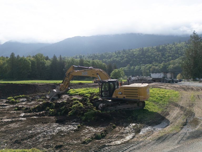 CAT excavator