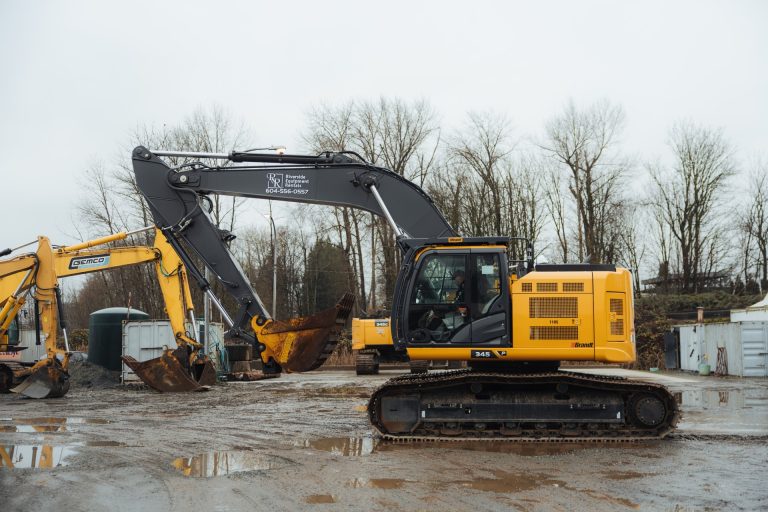 John Deere excavator