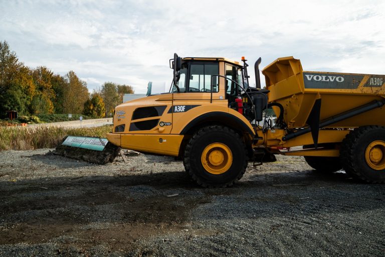 Volvo articulated truck
