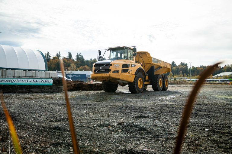 Volvo articulated truck