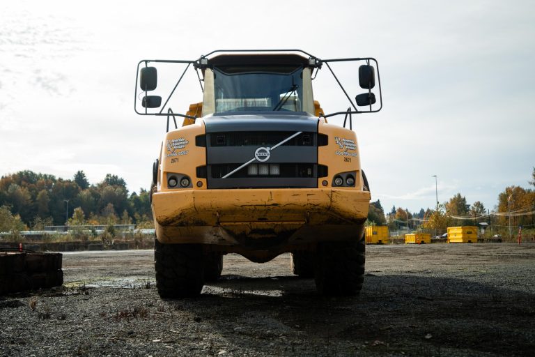 Volvo articulated truck