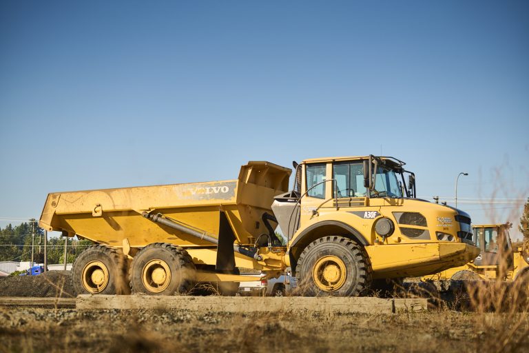 Volvo articulated truck
