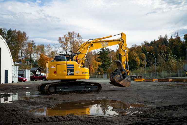 Komatsu excavator