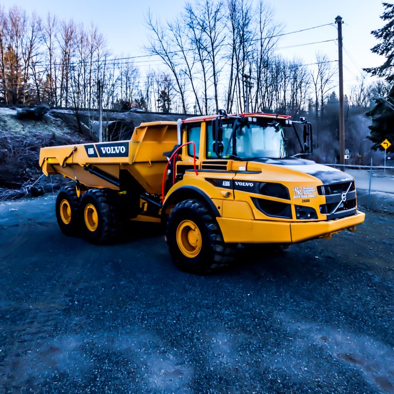 Volvo articulated truck
